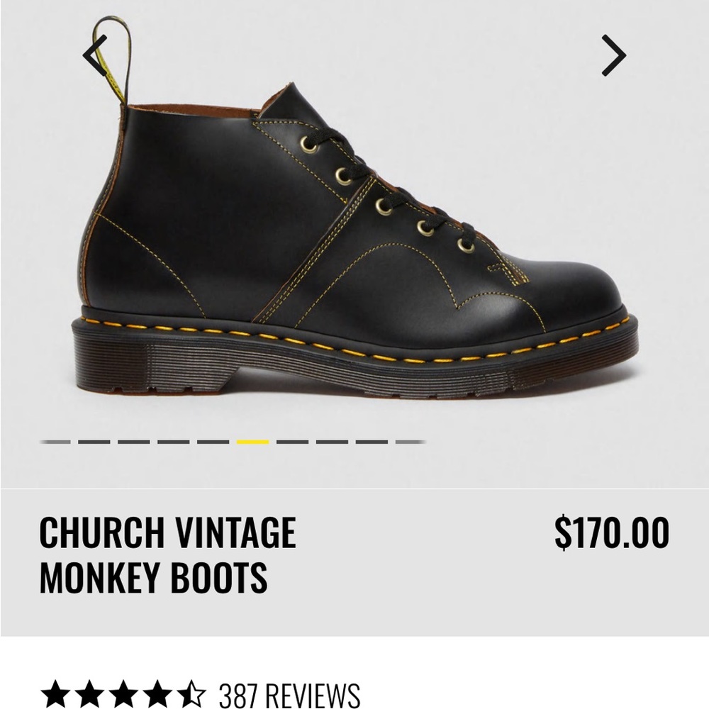 Doc Martens Church Vintage Monkey Boots!!